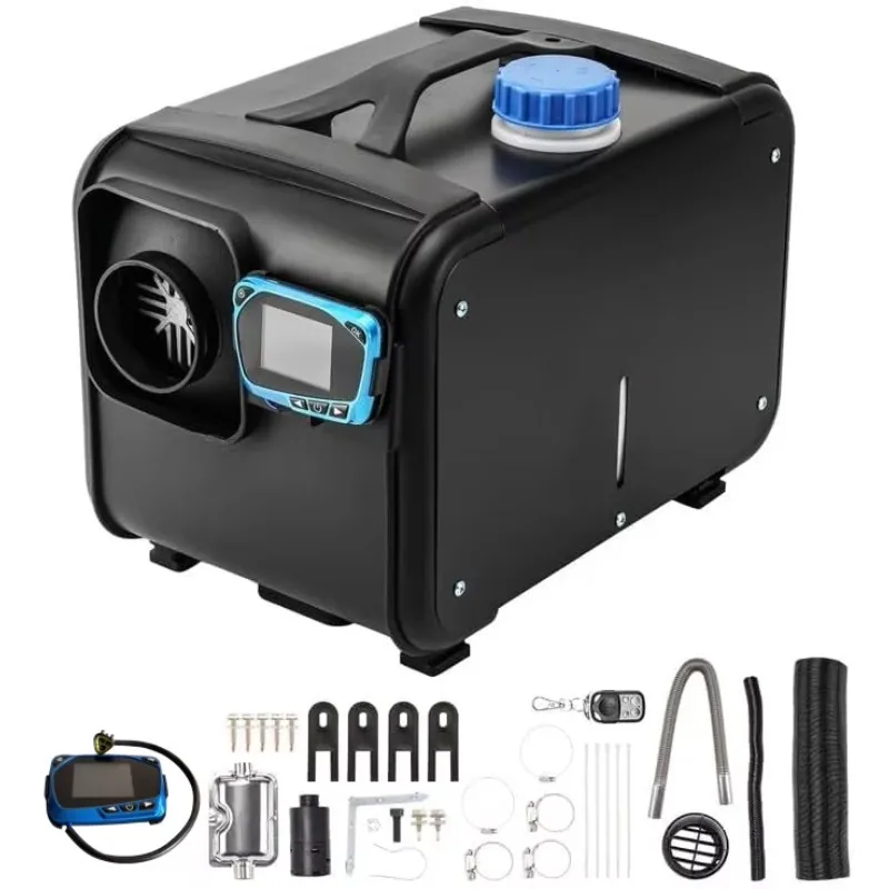 12V 24V 220V Portable  Air Heater with LCD  Remote Control 8KW  Heaters for Campers Car RV Trailer