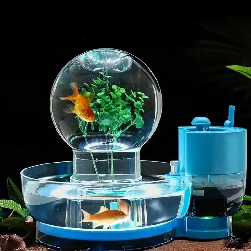 

Spherical 5L Factory Direct Glass Aquarium Glass Fish Tank Stock tank Jellyfish tank Aquascaping Aquarium Table