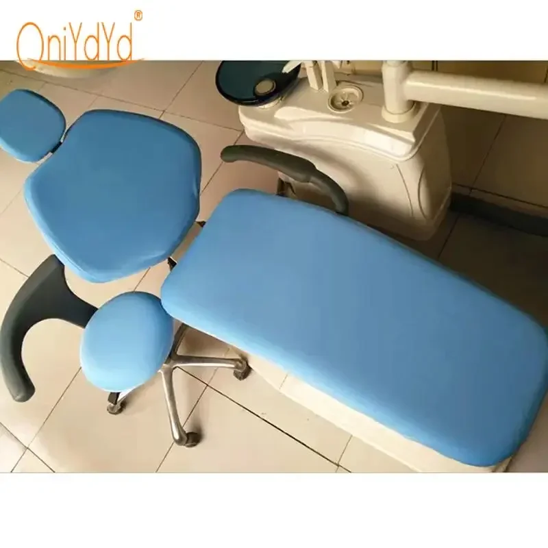 4Pcs/set Pu Leather Dental Chair Cover Dentist Chair Stool Seat Cover Waterproof