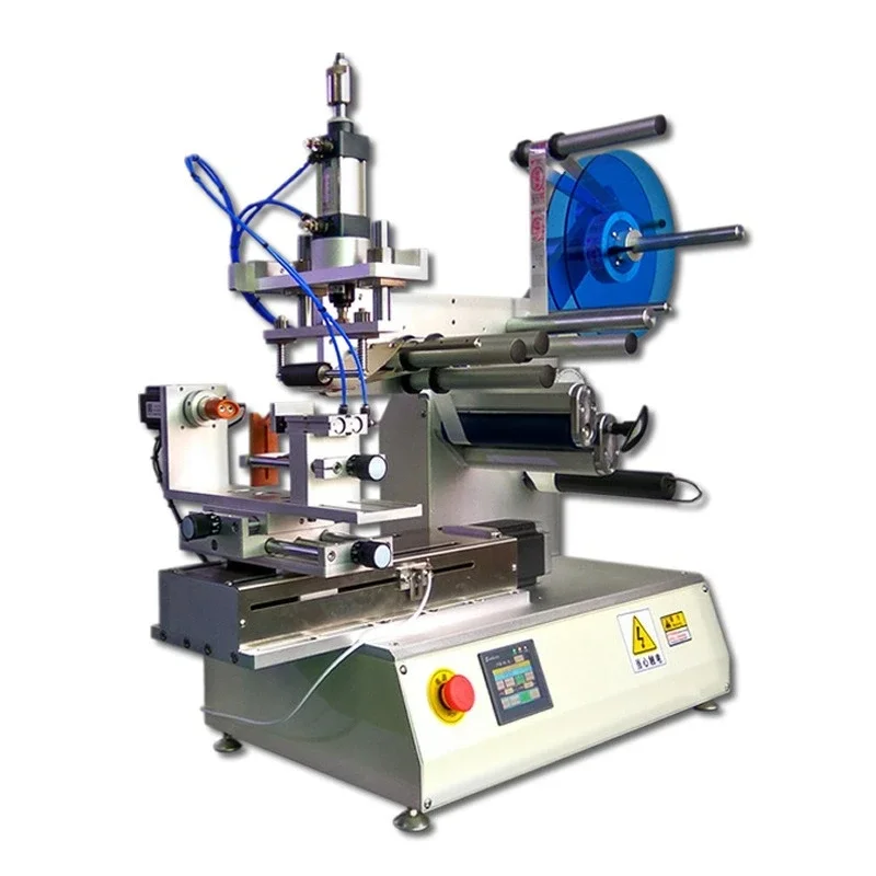

Small labeling machine, semi-automatic square bottle labeling machine, flat bottle double-sided and multi-sided