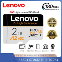 Original Lenovo Memory Card 128GB Class 10 V60 Micro TF SD Card 1TB Mini SD Card 512GB A2 U3 Micro Card 2TB High Speed TF Card
