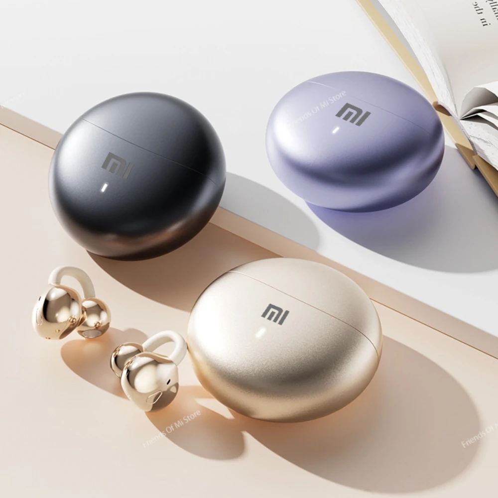 سماعات أذن Xiaomi Dual Bluetooth IPX5 مقاومة للماء 24 ساعة مريحة ومضادة للتسرب وتقنية مطورة مع صوت ستيريو برلين 9D