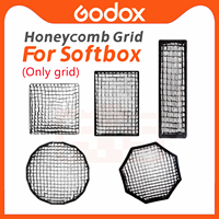 Godox Honeycomb Grid For Octagon Square Rectangle Hexadecagon Deep Softbox 30* 40 50*70 55 60 65 80 22*90 95 80*120 140 35*160cm
