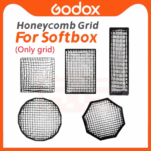 Rejilla de panal Godox para Softbox profundo hexadecágono cuadrado octagonal 30*40 50*70 55 60 65 80 22*90 95 80*120 140 35*160cm