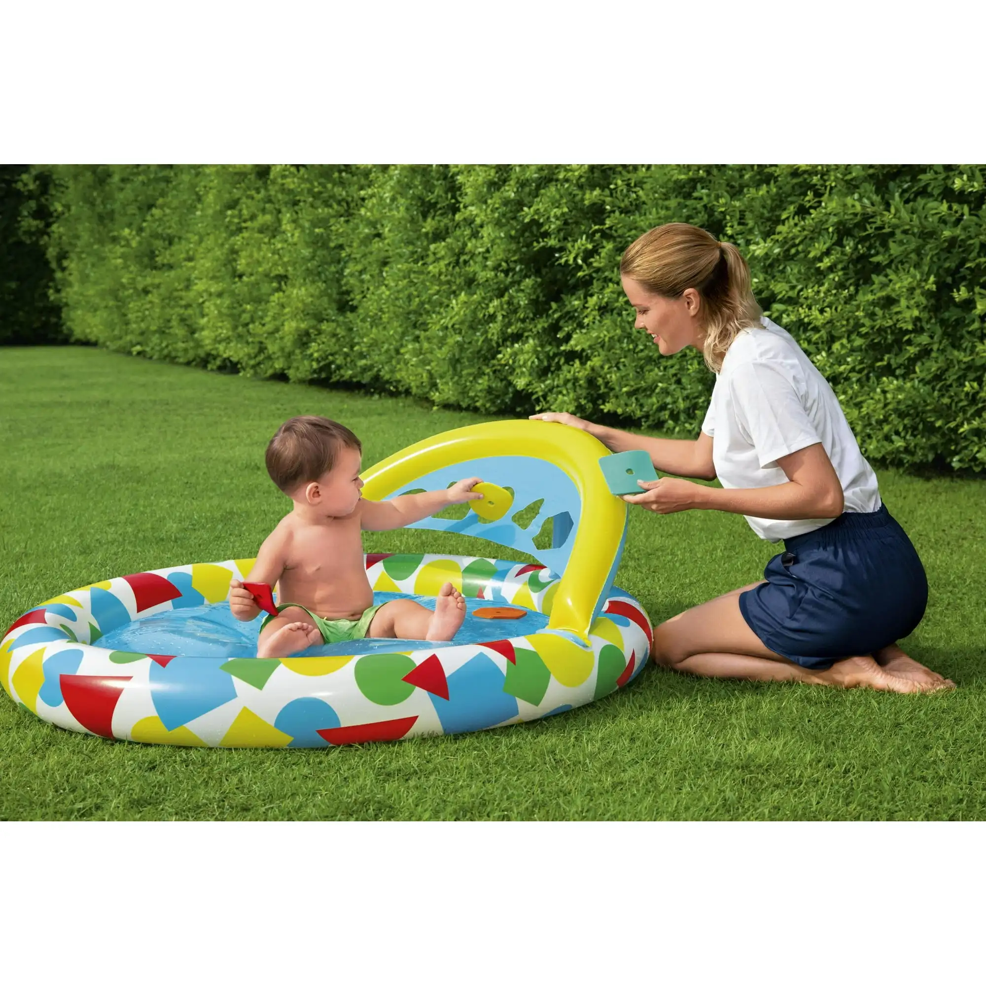 Piscina Inflable para Niños Splash & Learn de 47” x 46” x 18”