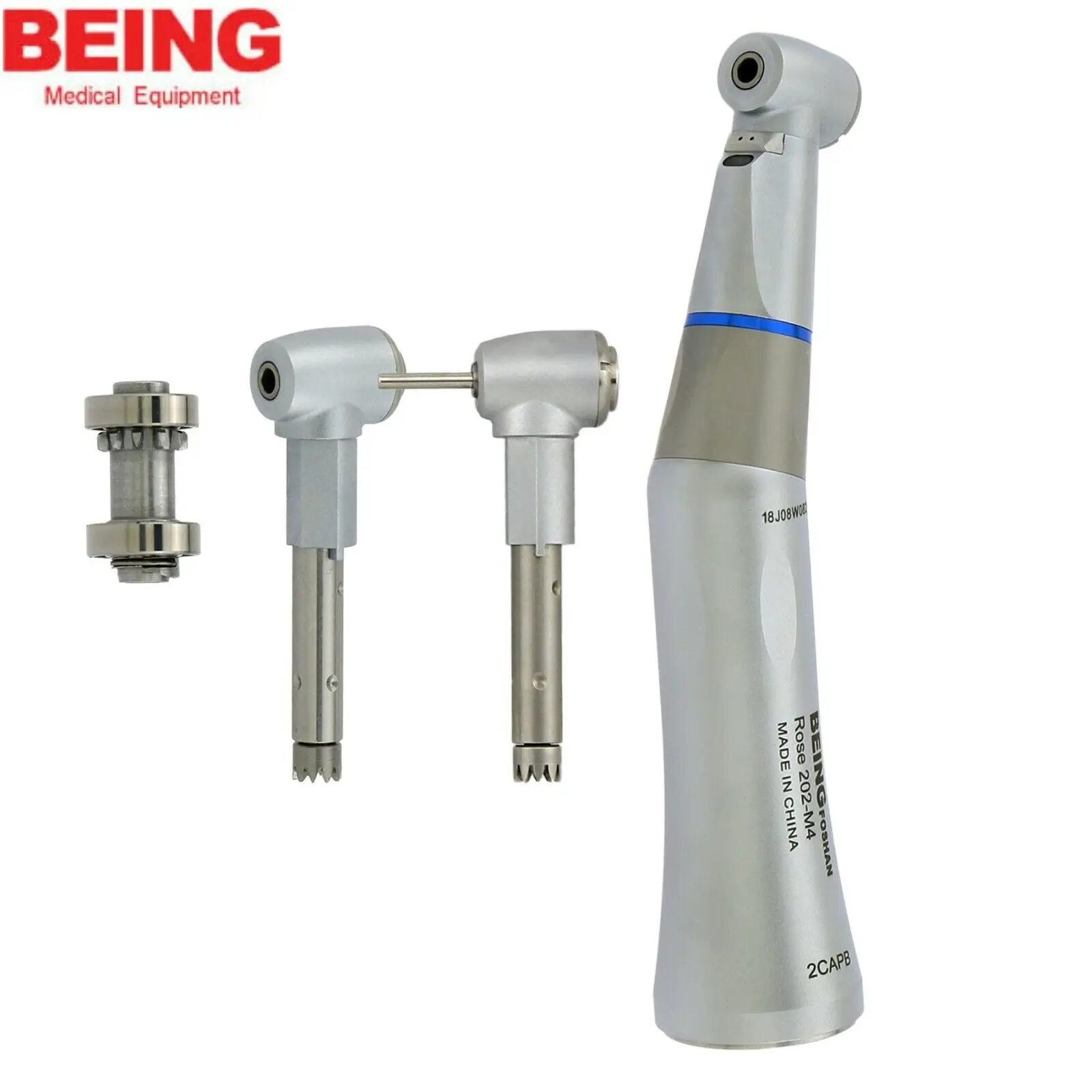 BEING Dental INTRAmatic Fiber Optic Contra Angle Handpiece Rose 202CAPB NSK Dental 1:1 Handpiece