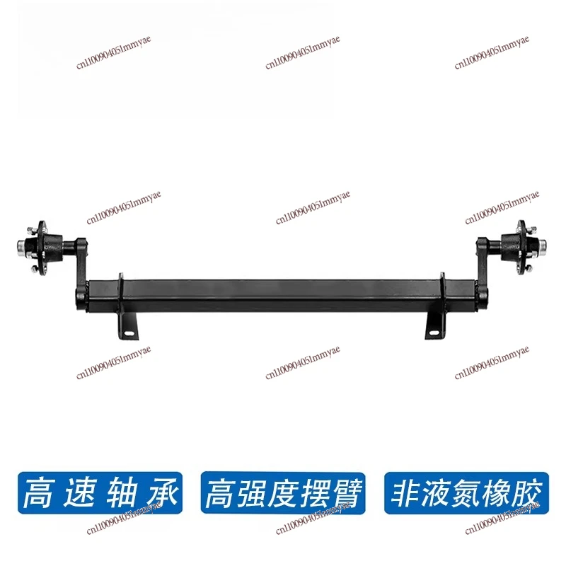 Trailer Rubber Torque Axle Rear Axle Assembly, Yacht RV Axle  Hub 5/6 Hole