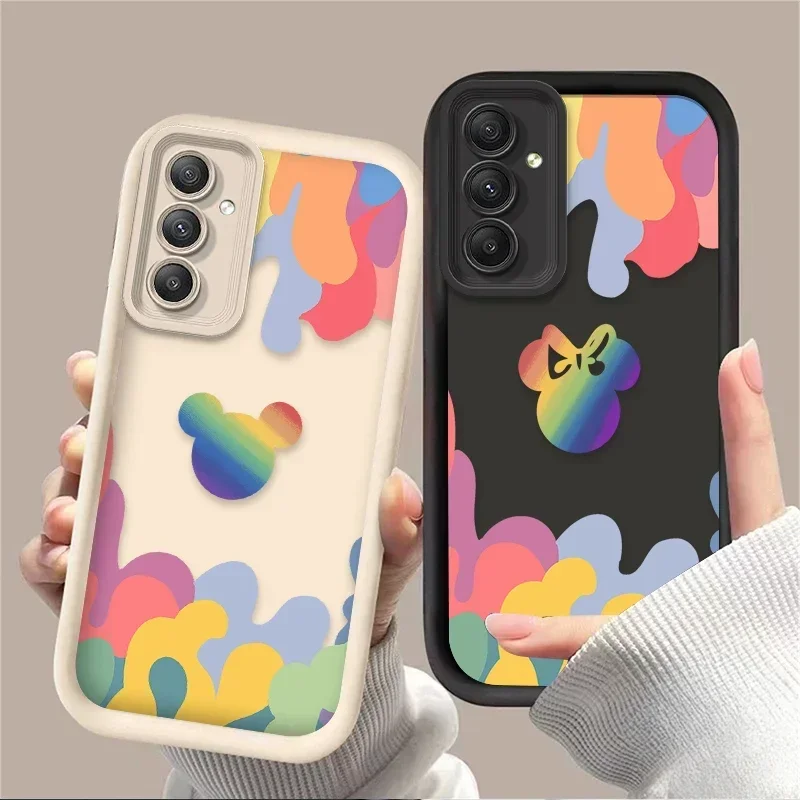 Mickey Mouse Case for Samsung Galaxy A35 A55 A15 A25 A16 A06 A05 A05S A24 A13 A23 A12 A22 A32 A52 A71 A51 4G Cute Colorful Cover