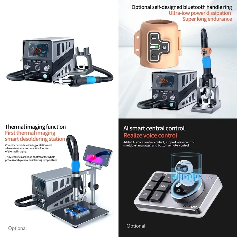 H314 Intelligent Hot Air Desoldering Station 1400W Power OTA Networking BGA Chip Rework Station for Electronics Repair