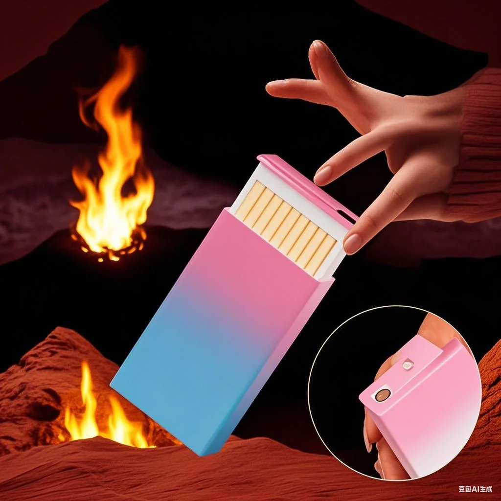 2026 New Type-C Fast Charging Cigarette Case Lighter 20 Cigarettes Slim Cigarette High-looking Women's Cigarette Case Cute