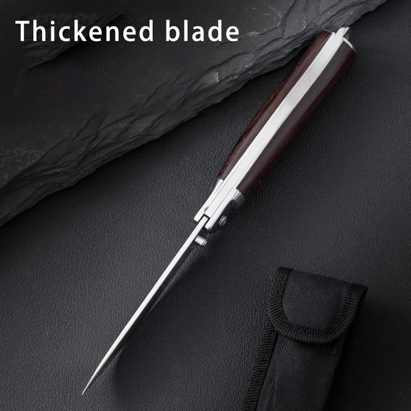 Portable fruit knife for self-defense in the wild, sharp folding knife for survival, hot selling folding knife pocket