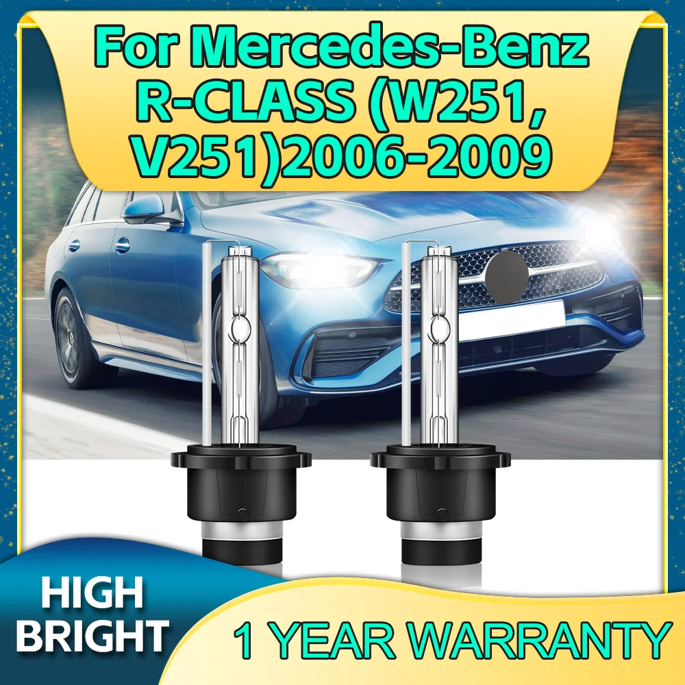 

2PCS 35W D2S Xenon HID 6000K Car Headlight Replacement Bulb For MERCEDES-BENZ R CLASS W251 V251 2006 2007 2008 2009