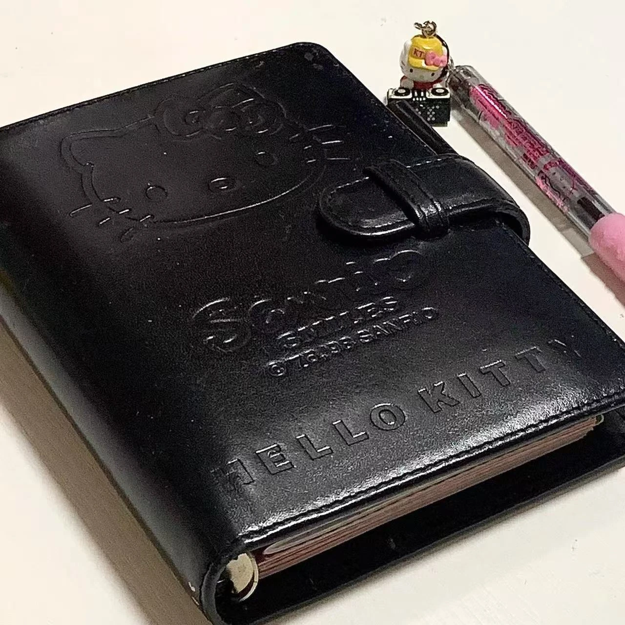 A7 Loose Leaf Notebook High Appearance Multi Functional Card Wallet Portable Passport Cover Cute Cartoon Journal Organizer Bag