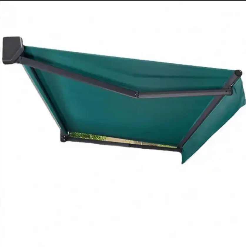 Modern Design PC Window Door Awning UV Protection Aluminum Frame Outdoor Waterproof Rainproof Sunshade for Home Patio Balcony