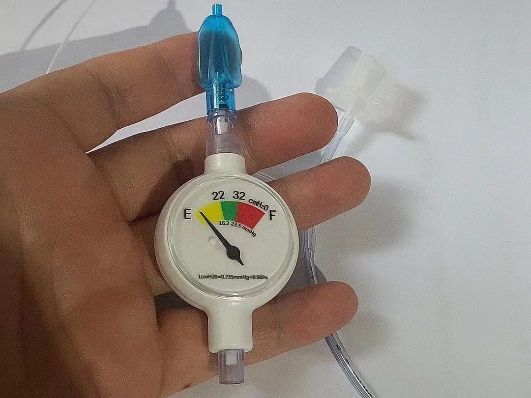 Endotracheal Intubation Balloon Pressure Gauge Saturation Detection Device Pet Animal Anesthesia Machine Accessories Clinic