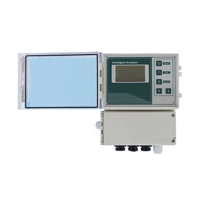 Suspended Solids Meter wall mounted Analyzer With Sensor self cleaning probe Multi-channels monitor meter customize