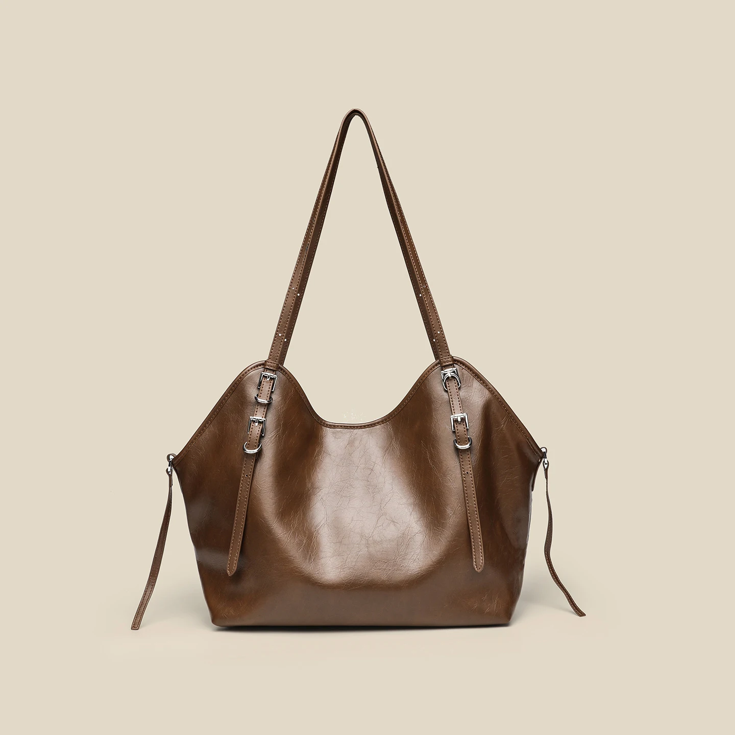 

2025 new autumn and winter large-capacity commuter tote women's bag fashion versatile messenger bag retro casual shoulder bag