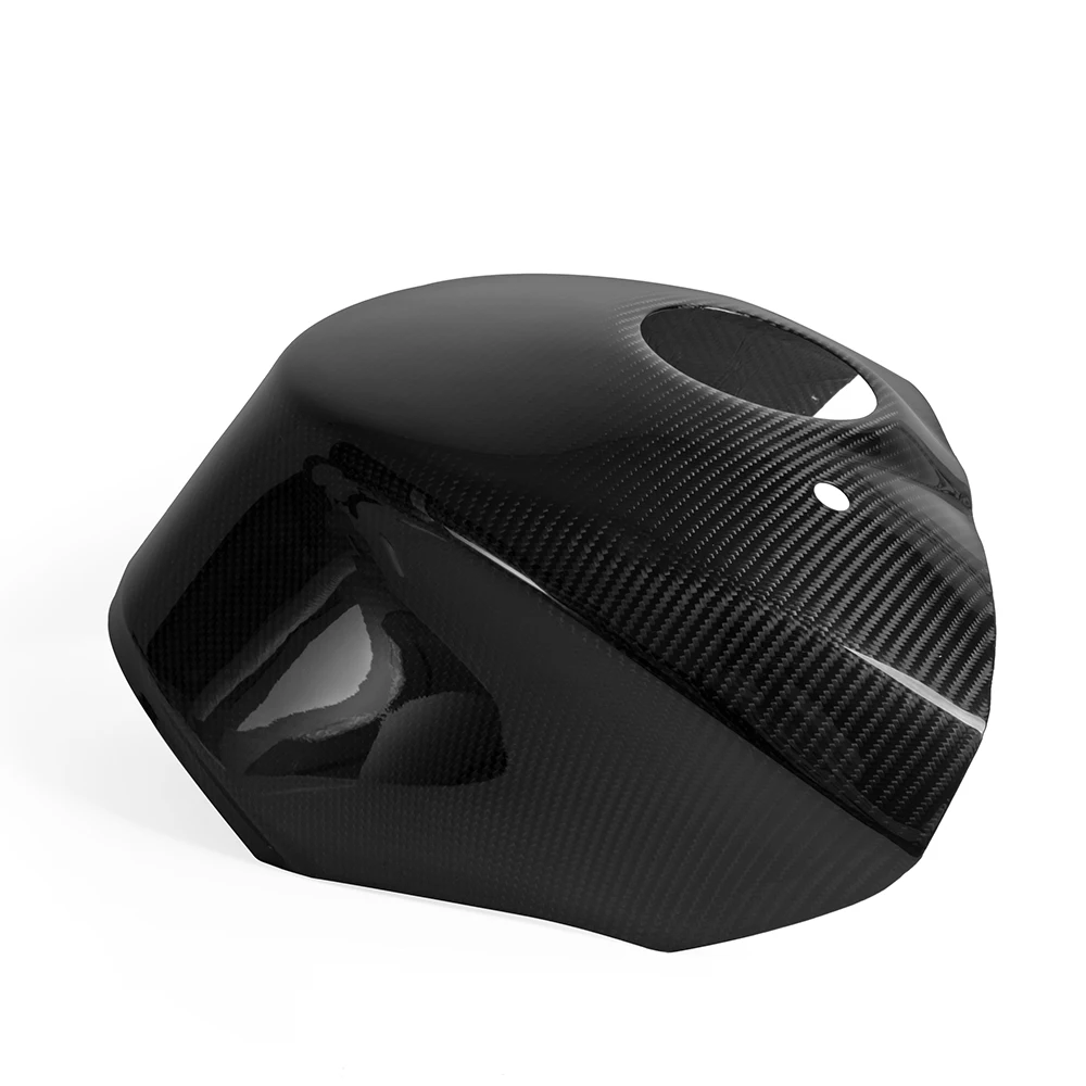 

Motorcycle 100% Full Carbon Fiber Full Raised Version Tank Cover For S1000RR 15-18 In Twill Weave Gloss Black