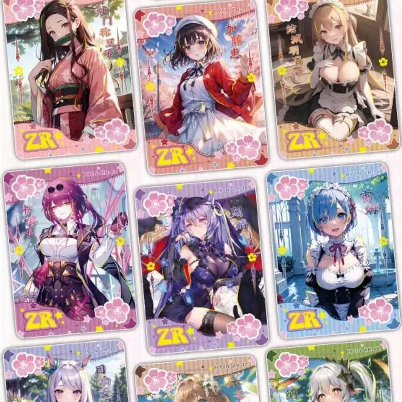 Goddess Story Collection Cards Sexy Box Flower Girl Beautiful Color Seduction Gift Box Boardgame Trading Acg Anime Cards