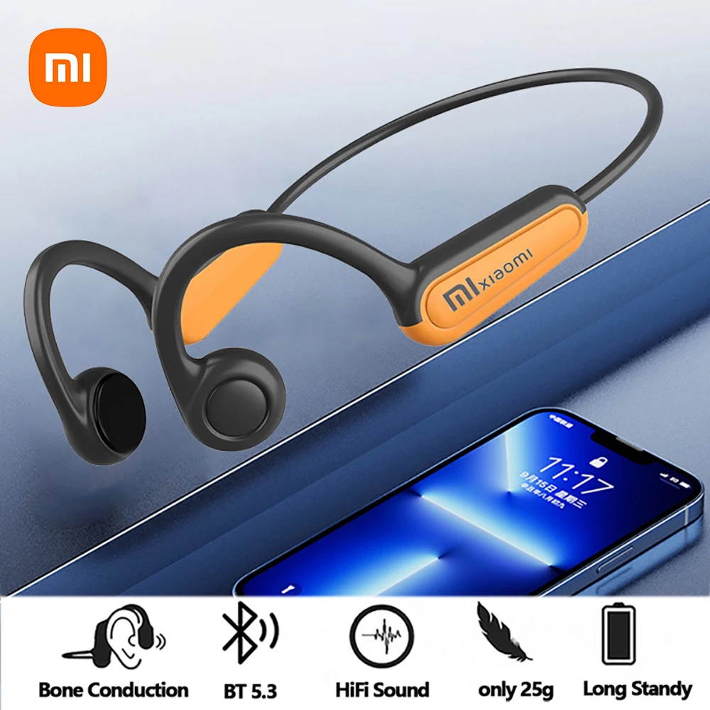 Xiaomi Ture Bone Conduction Earphone  Wireless Bluetooth Headphone Waterproof Sport Headset with Mic for Workout Running Driving