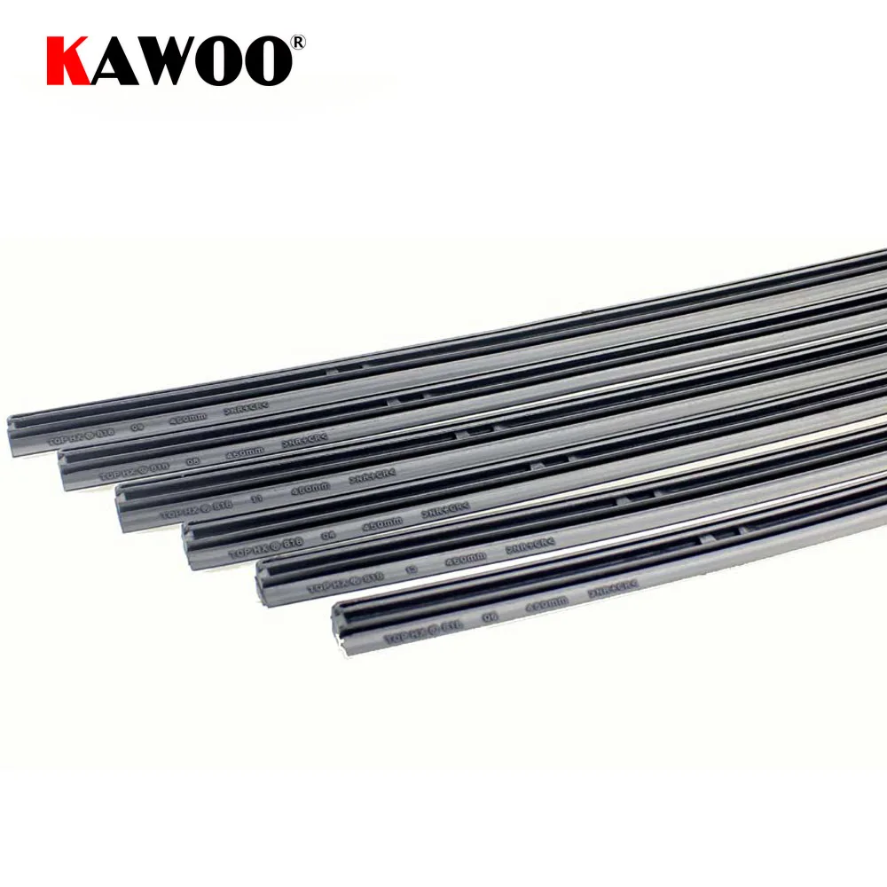 KAWOO Auto Windscreen Car Wiper Blade Strips Vehicle Insert Rubber Strip 14\