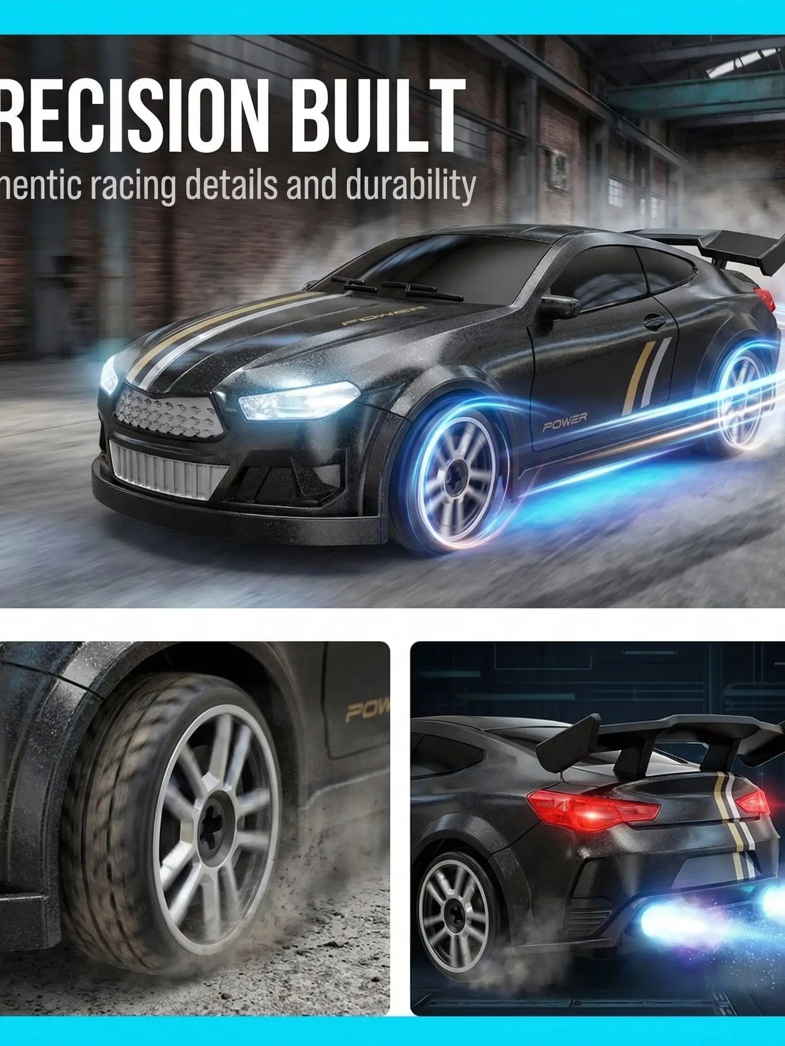 JJRC Mini Ferngesteuertes Spielzeugauto, 1:64, Professionelles Miniatur-Rennauto für Desktop-Drifting, Spezielle Drifting-Stunts, Cool He