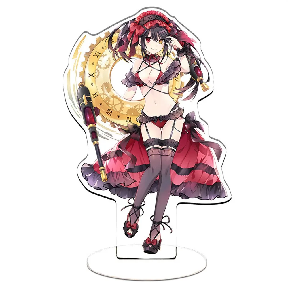 15CM Charm Date a Live V Acrylic Stand Model Cosplay Characters Ornament Accesorios Goods Collection Gifts