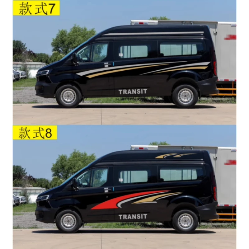 

Car stickers For Ford Transit Custom customized exterior decoration fashionable sports decals film accessories