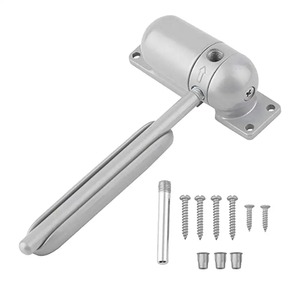 아연 합금 문짝 클로저 자동 조절 문짝 스토퍼 문짝 하드웨어, 회색