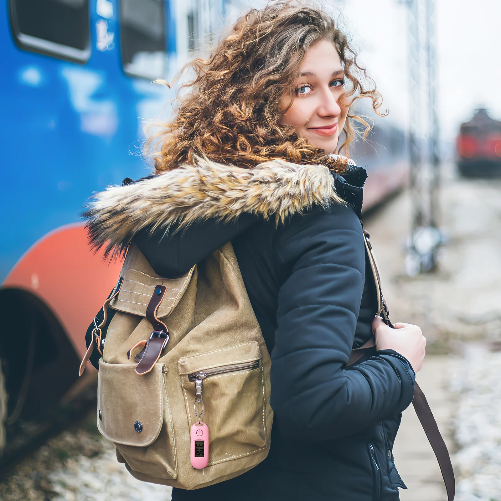 

6 pcs Digital Keychain Watches Mute Luminous Portable Electronic Timepiece For Student Exam Study Outdoor Small Led Screen High