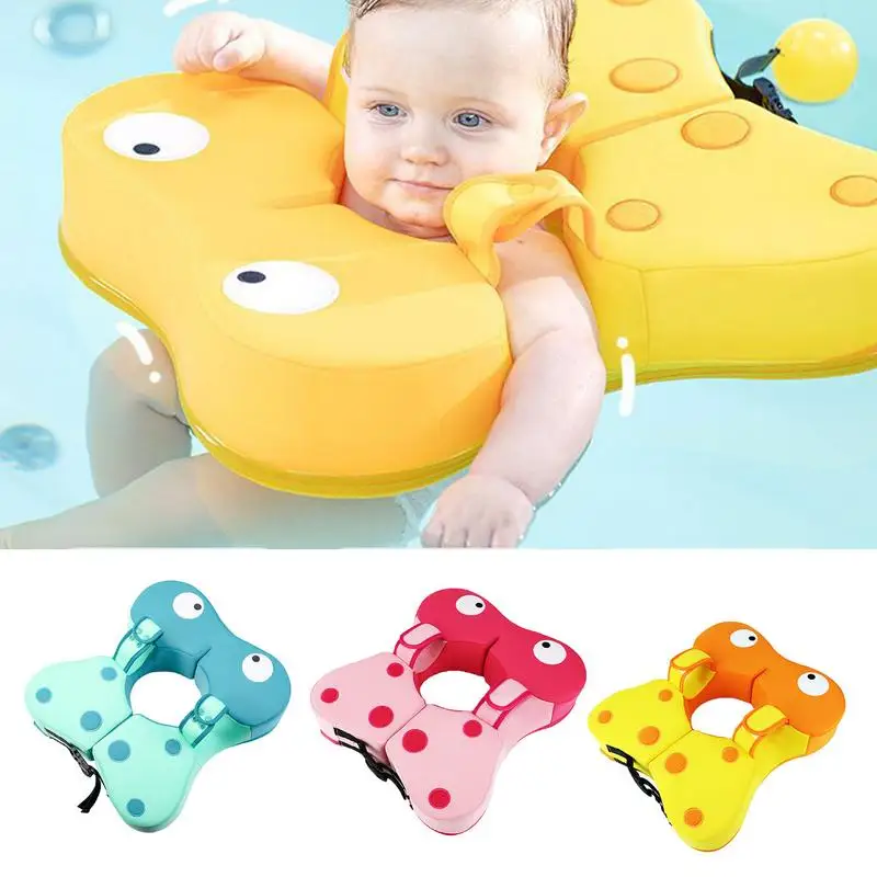 Swim Rings Thickened Swimming Float For Toddler Swim Trainer Neck Float Swimming Pool Accessories Underarm Swim Ring Kids