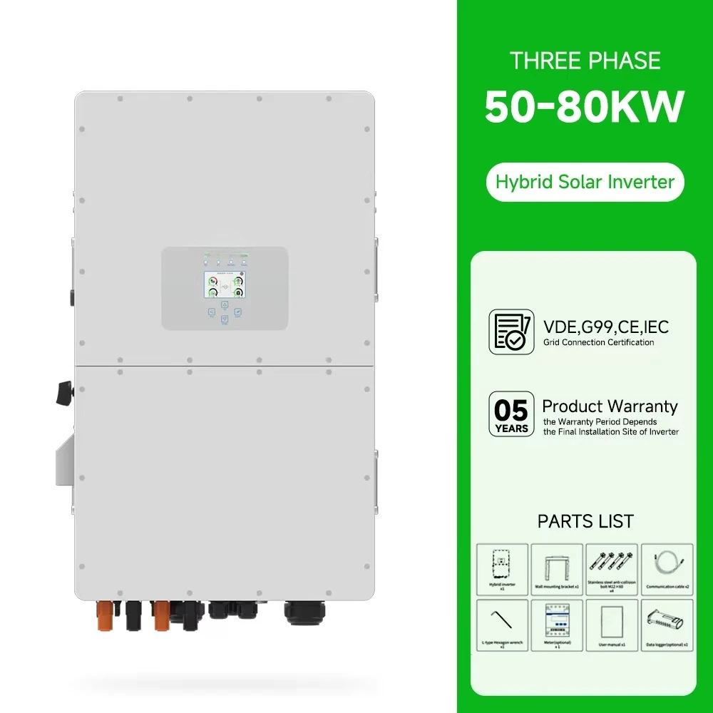 Complete 20kw Hybrid off Grid System Solar Kit 30kw 40kw 50kw 80kw Residential Commercial Complete Package Solar Energy System