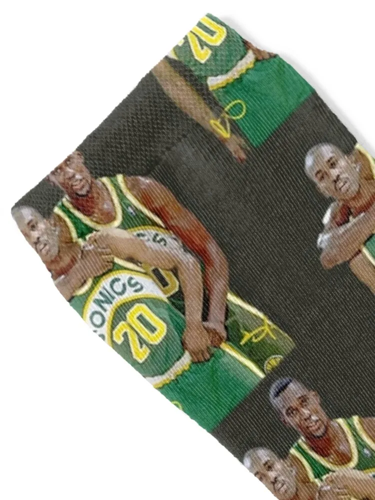 Shawn Kemp Gary Payton Seattle Sonics T-ShirtKemp x Payton Socks sports stockings heated winter warm winter Girl'S Socks Men's