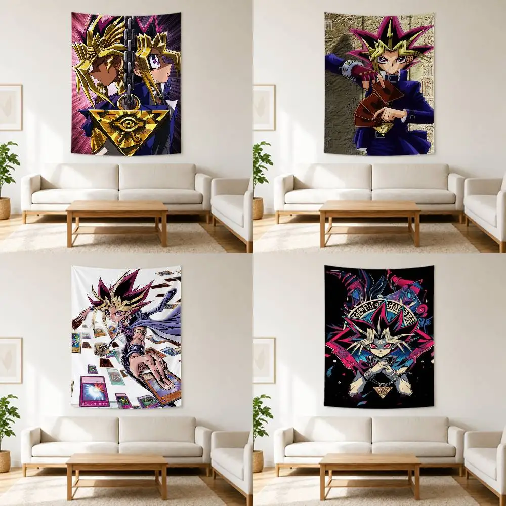 Anime Yu-Gi-Oh Y-Yugi Muto Flag Outdoor Decorations for Bedrooms Home Decor Items Banners Tapestry