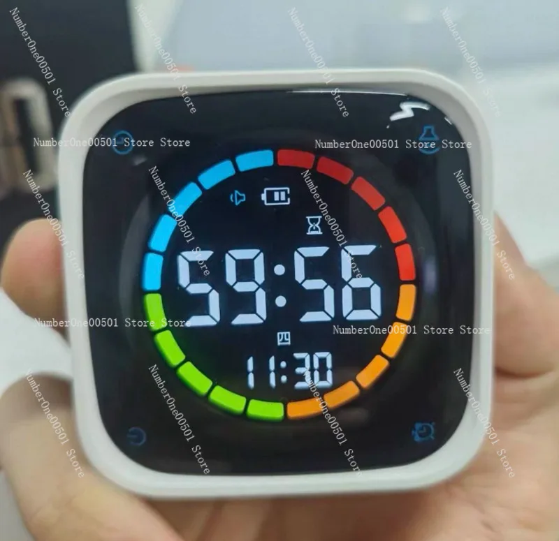 TK3 Smart Alarm Clock for Students Wake Up Learning Tool 4 in 1 Time Manager Countdown Reminder Self Discipline Gadget