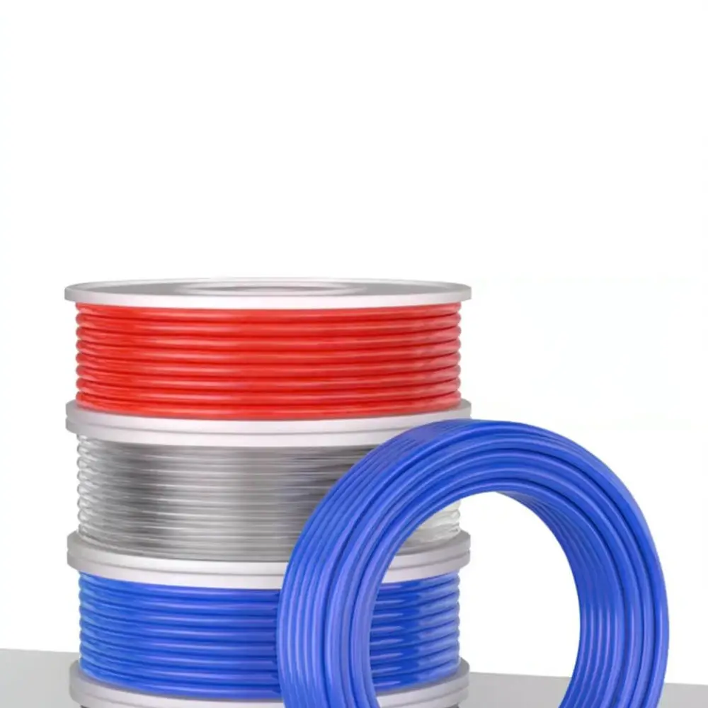 Flexible PU Pneumatic Hose For Benyi Clear Air Pipe High Pressure Resistant Tubing For Compressor Automation Tool Parts Supply