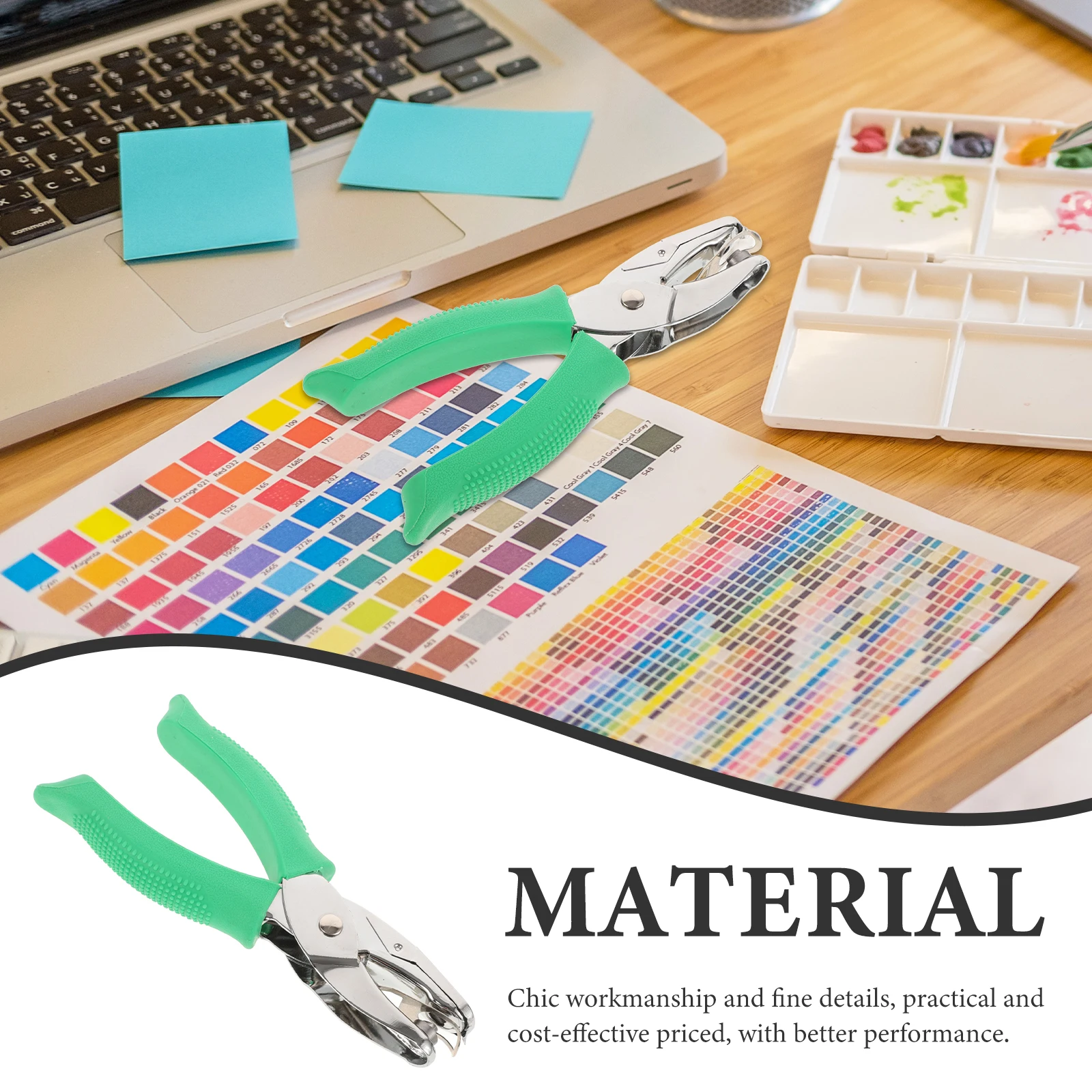 

Punch Hole Love Puncher Office Planner Stainless Steel Handheld Paper Convenient Heart