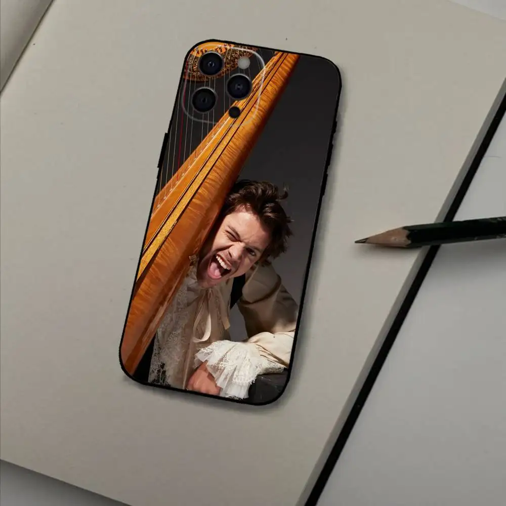 H-HaRRy Music Styles Phone Case For iPhone17,16,15,14,13,12 Plus,Max Soft Silicone Black Cover