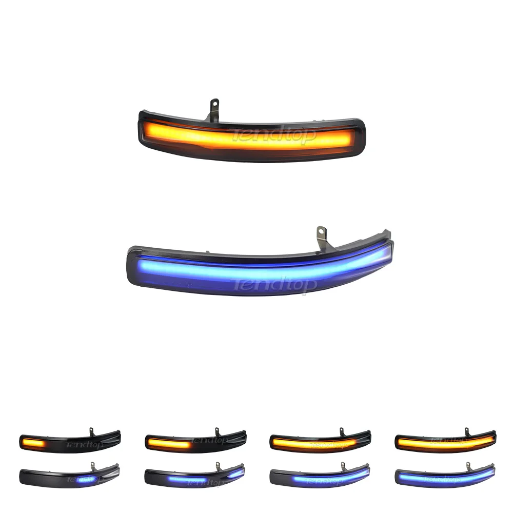 2pcs Dynamic Turn Signal LED Side Wing Rearview Mirror Indicator Blinker Sequential Light For Ford Explorer 2011-2017 2018 2019