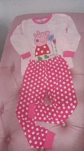 Conjunto de pijamas de cerdo de dibujos animados para niños y niñas, ropa de casa, muñeca móvil de George, Kawaii, Cosplay de dibujos animados, conjunto de pijamas para niños