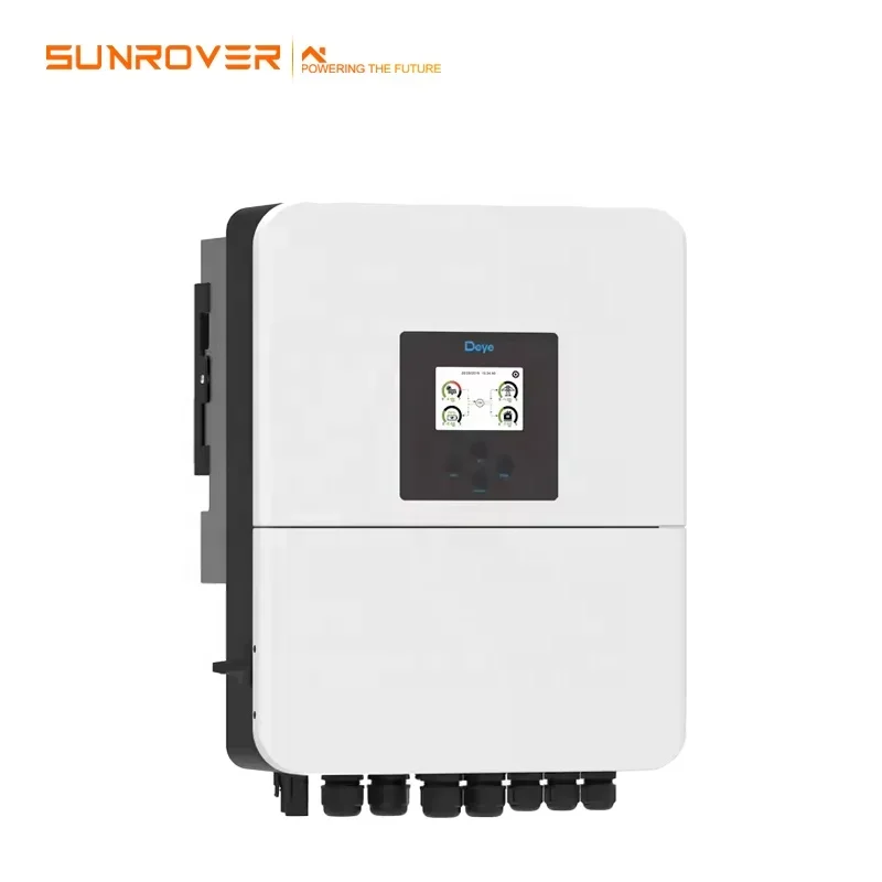 Solar Inverters Solar Hybrid Inverter 6kw 48v Inverter with Lithium Ion Batteries Pack