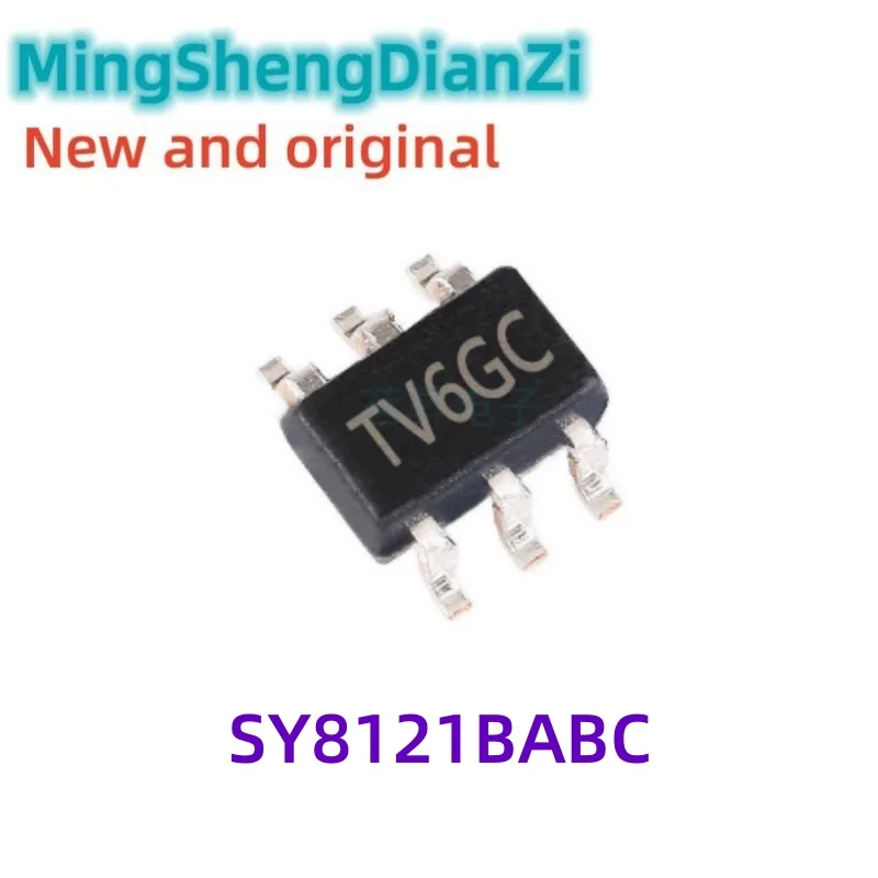 5PCS New and Original SY8121BABC screen printing TV patch SOT23-6 high-efficiency synchronous step-down regulator