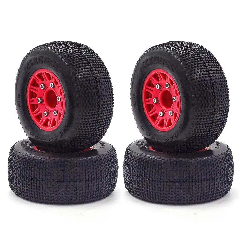 2Pcs/4Pcs 1/10 Short Course Truck Reifen Reifen Rad mit 12mm/14mm/17mm Hex Hub für Traxxas HSP Tamiya HPI Kyosho RC Off-road Auto