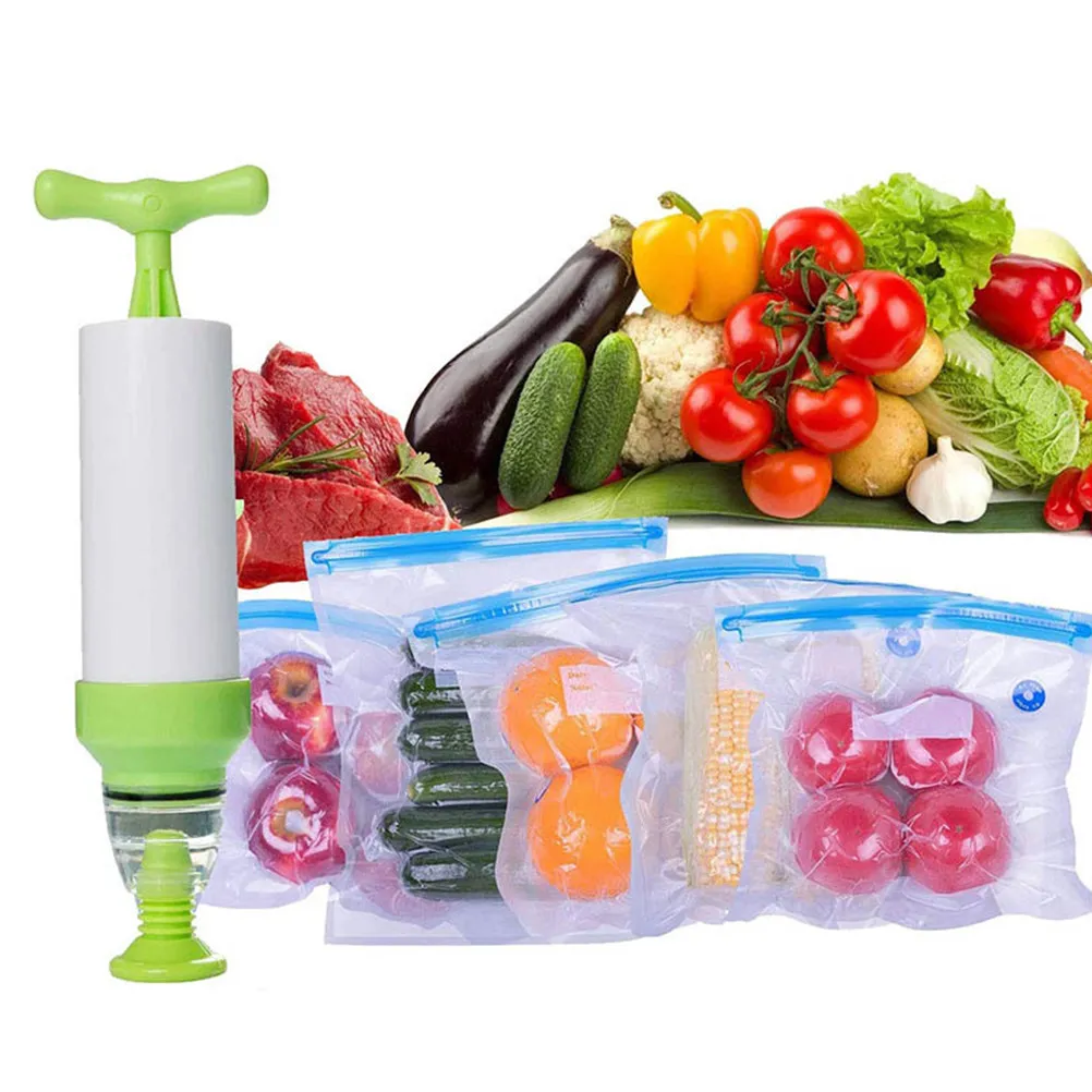 

1Set Freshness Bag Vacuum Sealer Set Transparent Food Grade Pa Pe Storage Pouches Multiple Sizes 21x22 26x28 26x34 30x34 22x28cm