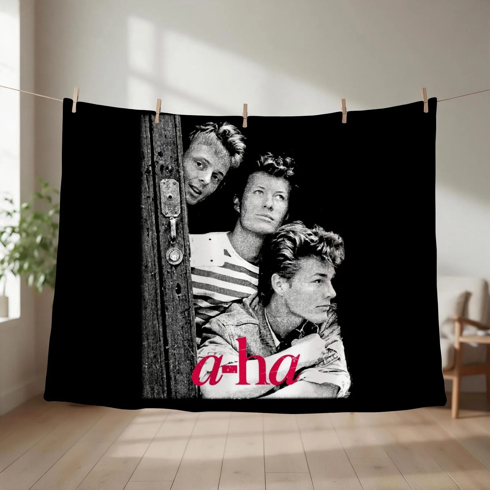 New a-ha band 80s retro classic tshirt design Throw Blanket Thermals For Travel Hairys Softest sofa bed Blankets