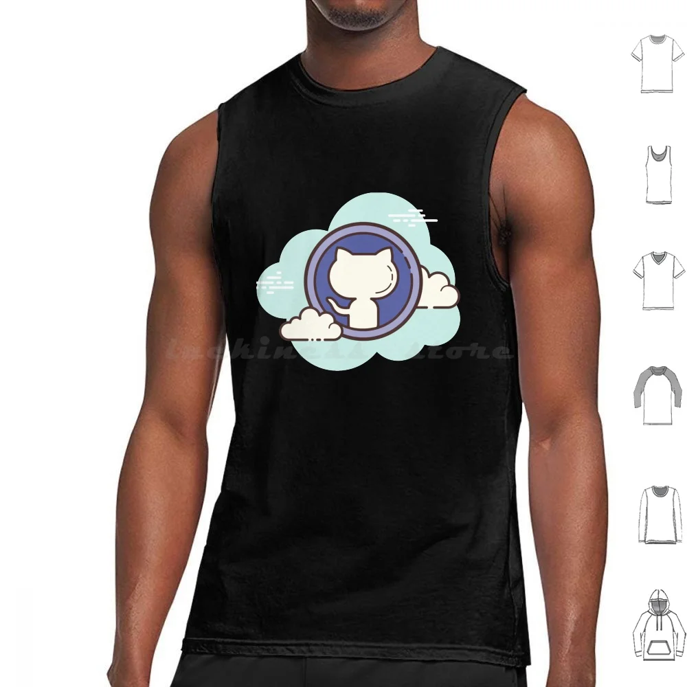 Github Github Octocat Tank Tops Vest Sleeveless Github Git Hub Git Github Octocat Octocat Git Push Commit Programming