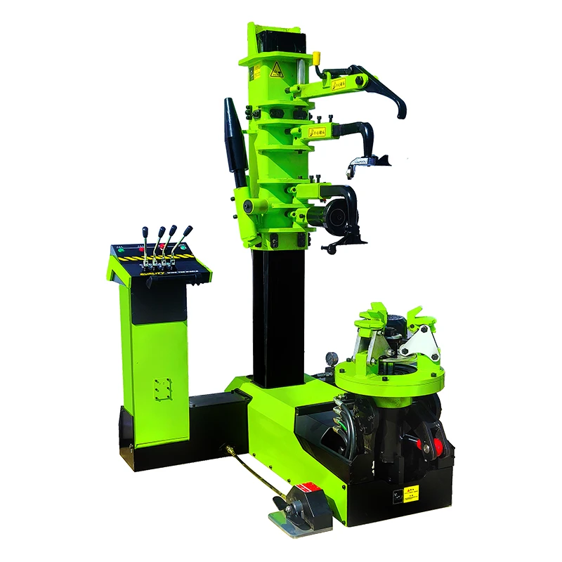 3KW Hydraulic Vertical Tire stripping Press changer Wheel Changer Machine for Tubeless and tubed tires