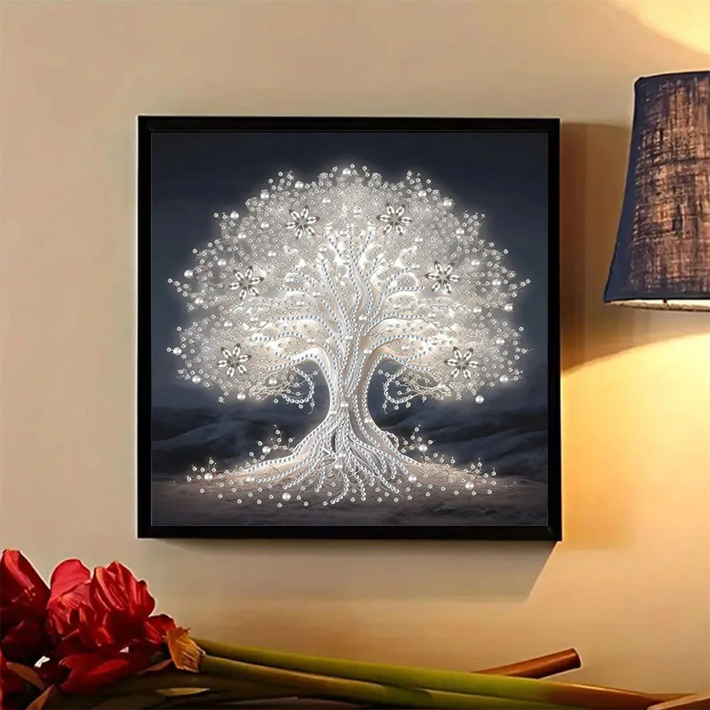 Tree of Life Diamond Painting Set, DIY Adult Alien Diamond Home Decoration Painting Set, Adult, Frameless Crafts