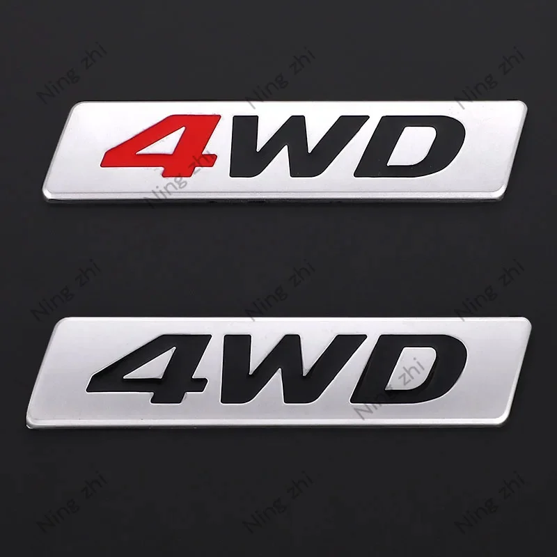 

3D Metal Sticker 4WD Emblem 4X4 Badge Decals for Honda CRV Accord Civic Suzuki Grand Vitara Swift Mitsubishi ASX Outlander Lada