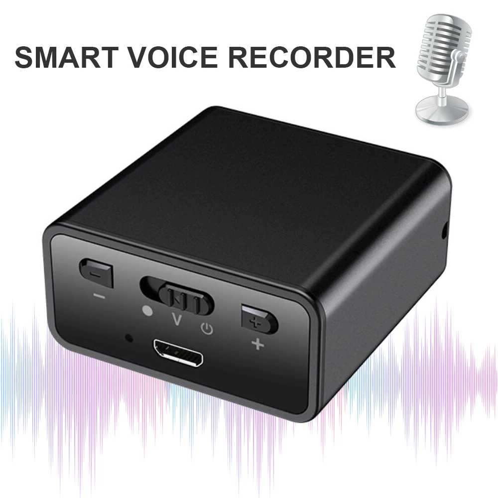 NEW 8GB 16GB 32GB Mini Digital Voice Recorder Voice Activation One-Touch Recording Listening Device Voice Recorder for Meeting